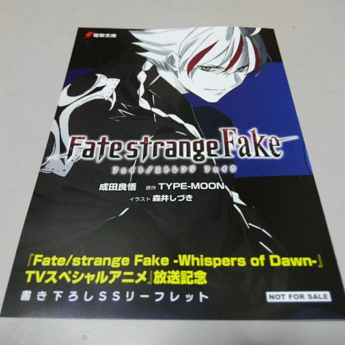 Amazon.co.jp: Fate strange Fake リーフレット ノベルティ グッズ